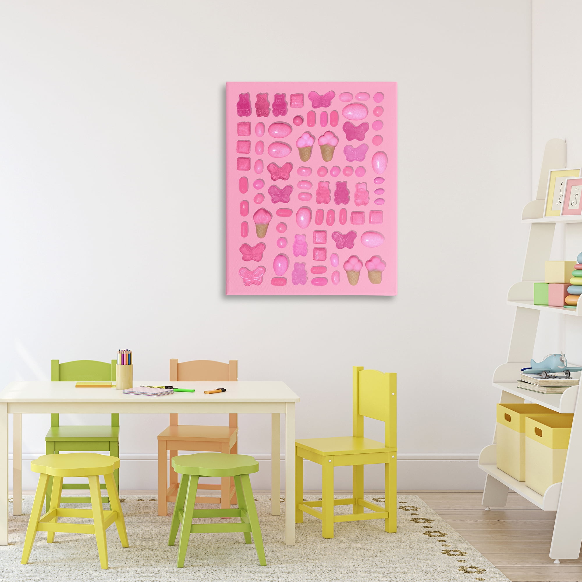 Stupell Industries Pink Toned Candies Canvas Wall Art, design by LISH Creative