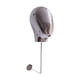 thumbnail image 1 of Cabeza de maniquí de pared, soporte para pelucas, soporte para auriculares Plata, 1 of 8