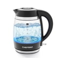 thumbnail image 1 of Chefman Hervidor eléctrico para agua hirviendo, 1.8L 1500W, agua caliente en 3 minutos, luces LED, apagado automático, protección de ebullición y secado, he, 1 of 8