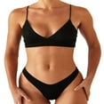 thumbnail image 1 of 2Pcs Femmes Bikini Ensembles Maillot de Bain Triangle Soutien-Gorge String Maillot de Bain, 1 of 6