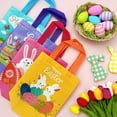 thumbnail image 5 of Wrapables Non-woven Easter Gift Bags, Easter Treat Bags for Egg Hunt (Set of 8), Easter Eggs, 5 of 6