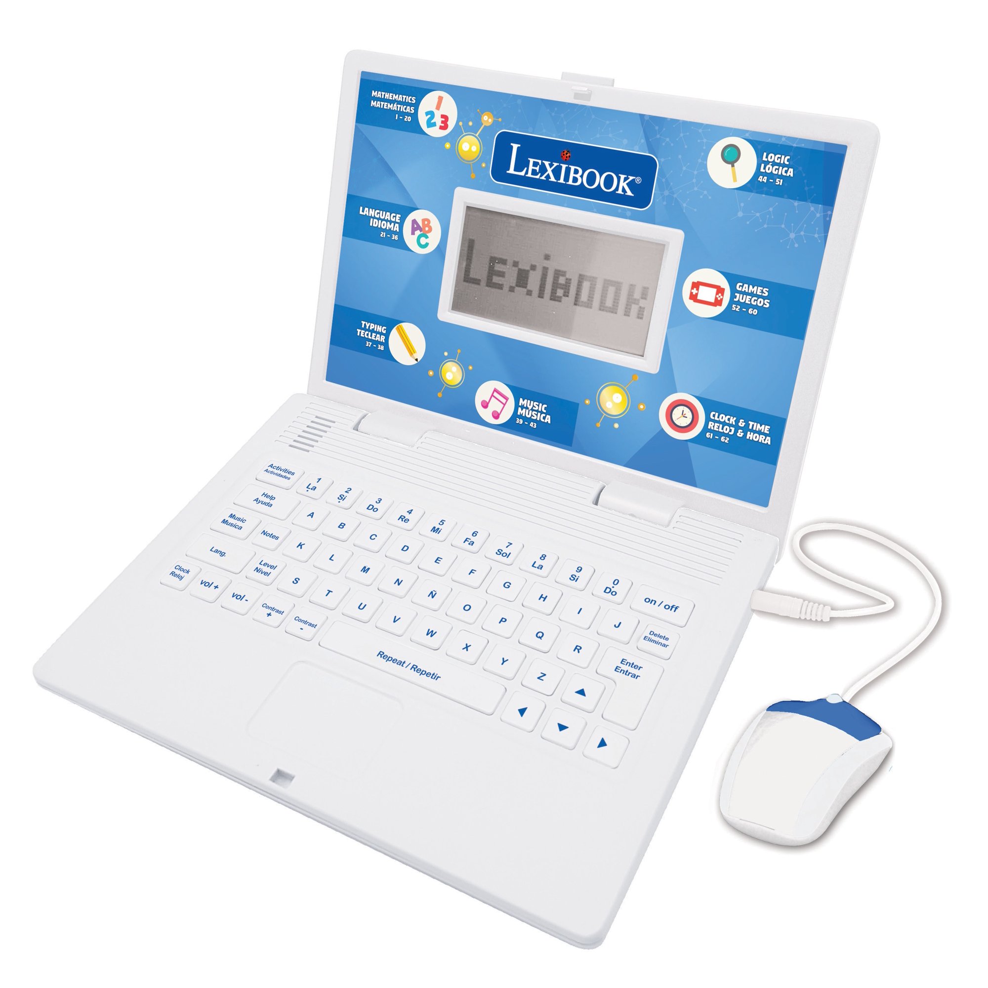 Ordinateur éducatif - LEXIBOOK - Stitch - 170 activités - Bilingue E Ordinateur éducatif - LEXIBOOK - Stitch - 170 activités - Bilingue E