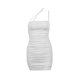 thumbnail image 4 of VISgogo Vestido ajustado sin mangas para mujer, vestido ajustado fruncido de color sólido, estilo callejero de verano de una pieza VISgogo moda, 4 of 9