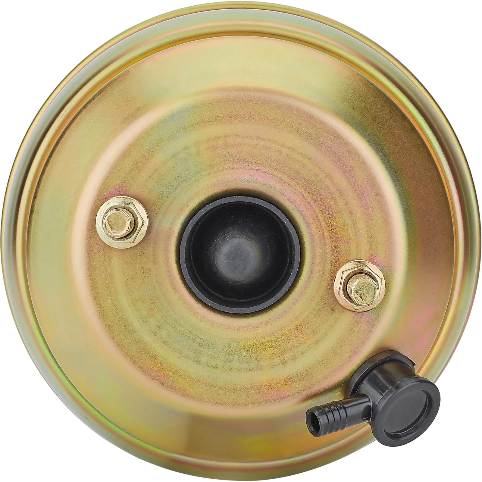 Speedway Motors Dual 8-Inch Brake Booster and 1-Inch Bore Master Cylinder Combo, Compact Under-Floor or Firewall Mount with 3/8-24 Ports and 4-Bolt 3-3/8 Inch Pattern