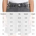 thumbnail image 3 of Women's Jean Shorts Bermuda Summer Demin Trendy Stretchy Ripped Raw Hem Cut Off Casual Distressed with Pockets, 3 of 4
