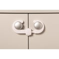 thumbnail image 4 of Dreambaby Cabinet Safety Lock for Toddler Proofing, Mushroom/D-Shaped, 3 Piece, 4 of 4