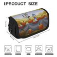 thumbnail image 3 of YIXIGGCCartoon Mickey Mouse Pattern Large Capacity Pencil Case Double Zipper Storage Bag with 2 Compartments Portable Multifunctional Bag Desk Organizer Marker Pen Case JU223-2226, 3 of 8