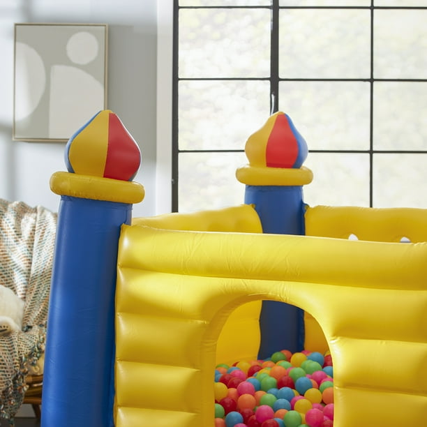Intex 100-Pack Plastic Balls (2 Pack) w/ Inflatable Ball Pit Bouncer Ages  3-6 
