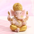 thumbnail image 4 of serony Figurine en Résine du Seigneur Ganesha Statue de Bouddha Maison Mandir Diwali Déco de Table, 4 of 6