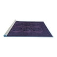 thumbnail image 2 of Ahgly Company Machine Washable Indoor Rectangle Persian Blue Traditional Area Rugs, 3' x 5', 2 of 4
