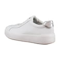 thumbnail image 3 of Vionic Colbie Women's Fashion Sneakers White/Silver Leather Size 5 W, 3 of 8