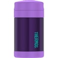 thumbnail image 1 of Thermos Brand Vacuum Insulated Stainless Steel Food Jar with Folding Spoon, 470 ml, 1 of 3