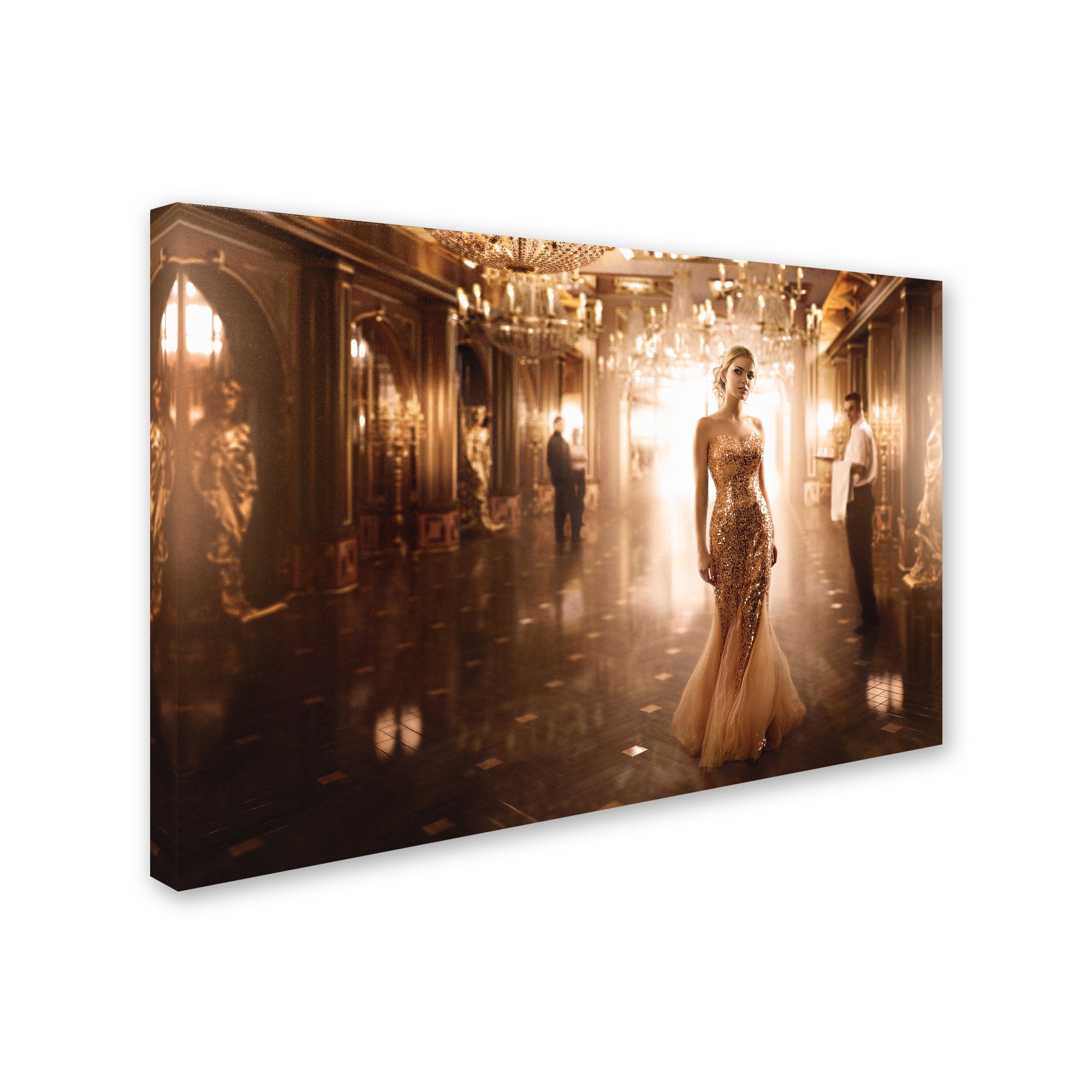 Trademark Fine Art 'Gold' Canvas Art by Sergey Parishkov