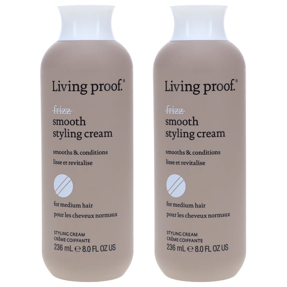 Living Proof No Frizz Smooth Styling Cream 8 oz 2 Pack
