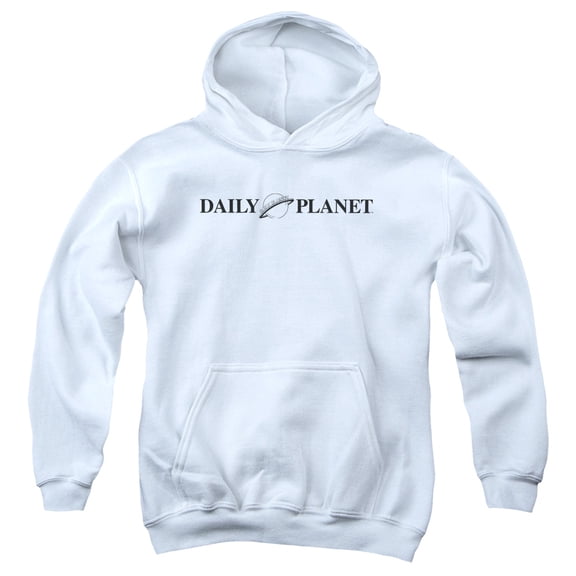 Superman - Daily Planet Logo - Youth Hooded Sweatshirt - X-Large