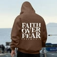 thumbnail image 1 of MHFRRA Sudadera con Capucha para Hombre, Holgada, de Manga Larga, con Estampados Delanteros y Traseros, para Uso Diario Informal En Otoño E Invierno Marrón, 1 of 5