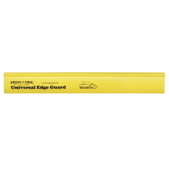 Ergo Chef Knife Edge Guard 12 “ x 1.5” Durable ABS Plastic for Large Chef, Carving Knives, Yellow