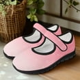 thumbnail image 4 of FUIALDOLG Women's Wide Toe Box Flats Shoes Knit Ballet Flat Slip-on Dress Walking Comfort Shoes, 4 of 8