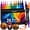 24 Colors, variant on 24 Colors Acrylic Paint Markers, Dual-Tip with Fine Tip and Brush Tip Pens for Stone, Wood, Calligraphy, Canvas, Ceramic, Metal, Glass, Rock Painting, and DIY Crafts