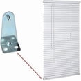 thumbnail image 2 of Set Of 8 Metal Hold Down Brackets Silver Blinds Brackets Blind Holder Replacements Horizontal Blind Brackets With Screws For Horizontal Blinds Shades, 2 of 5