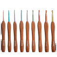 thumbnail image 2 of New Arrivals 9 Piece Bamboo Crochet Hook Set Multicolor Aluminum, 2 of 8