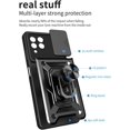 thumbnail image 2 of Sturdy Case for Samsung Galaxy M33 with Slide Camera Window, Heavy Duty Military Grade Protection Phone Cover Built-in 360°Rotate Ring Stand for Samsung Galaxy M33 SJ Gold, 2 of 9