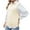 Beige, variant on XUNKUSGA Womens Sweaters Casual Versatile Solid Color Sleeveless Knit Sweater Loose Crew Neck Sweater Vest Women Fashion Side Slits with Button Vest Tops for Women S-XL Blue