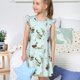 thumbnail image 4 of Fotbe Duck Animals Farm Vestido de Dormir para Niñas de 3 a 10 Años, Mangas Cortas, Estilo Princesa, Pijama Camisón con Mangas Voladas-Medium, 4 of 6