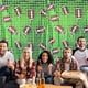 thumbnail image 1 of Party Decorations Green Football 2025 Sports Party Decorations Green Foil Curtains St. Patrick's Day Decorations, 1 of 6