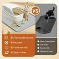 thumbnail image 2 of Cat Litter Mat Waterproof ,Large 34"*23" Non-slip Silicone Cat Litter Mat,Cat Litter Box Mat for Litter Trapping,Easy to Store Kitty Litter Mat  Gray, 2 of 8