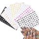 thumbnail image 1 of Letter Nail Art Stickers Alphabet Nail Decals Nail Art Supplies 3D Holographic Old English Character Self-Adhesive Sticker Glitter Design 8 Sheets, 1 of 4