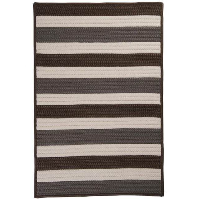 Colonial Mills Rug PO19R084X108S Portico - Stone 7 in. x 9 in. Braided Rug