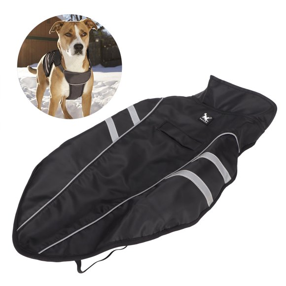 Poncho Dog Rain Jacket Lightweight Adjustable Waterproof Pet Poncho with Reflective Stripe for Pets Dogs