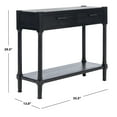 thumbnail image 5 of SAFAVIEH Filbert 2-Drawer Console Table Black, 5 of 10