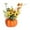 E, variant on Artificial Pumpkin Floral Arrangement with Burgundy Sunflowers & Autumn Leaves – Fall Table Centerpiece for Thanksgiving, Halloween & Harvest Décor – Rustic Farmhouse Pumpkin Autumn Décor
