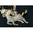 thumbnail image 7 of Vintage Art Rhinestone Galloping Horse Pin, Diamante Running Horse Brooch, 7 of 7