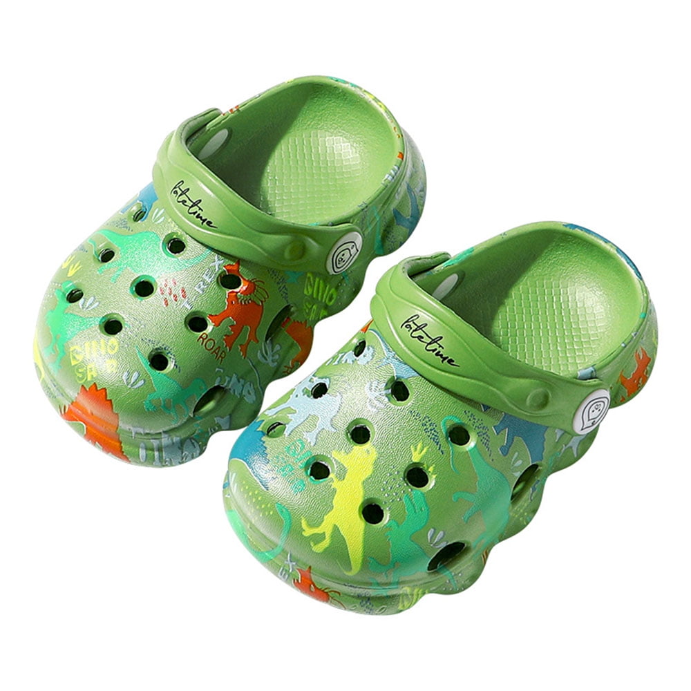 Sogetch Kids Boys Girls Garden Clogs, Toddler Dinosaur Sandals Shoes