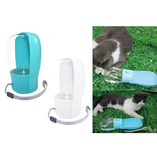 2x Botella de Agua Salvador Dispensador portátil para perros para caminar
