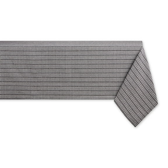 Black Farmhouse Gingham Tablecoth 52x52
