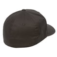 thumbnail image 2 of Flexfit/Yupoong Cotton Twill Fitted Cap XX-Large, Black, 2 of 2