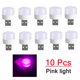 thumbnail image 3 of Lámpara con enchufe USB de 10 piezas, 5 V, 1 W, súper brillante, protección para los ojos, luz para libros, computadora, carga de energía móvil, lámpara de ambiente pequeña USB, 3 of 5