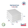 thumbnail image 4 of FoamFit High Density Upholstery Foam 1.8 lb 46 ILD 4 Pack 2" Thick 20x20, 4 of 8