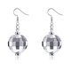 thumbnail image 5 of Minnieouse Pendientes de bola de discoteca, collar colgante de oreja de espejo , joyería estética, suministros para fiesta de baile de los 70, Type3 NO3, 5 of 6