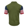 thumbnail image 4 of Dwelliawo We the People Shirt for Men 1776-2026 Patriotic Short Sleeve Waffle Shirt We the People Freedom Shirts Polo Top Army Green S, 4 of 4