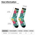 thumbnail image 2 of Balery Pineapple Calcetas Largas con Estampado para Hombre y Mujer – Suaves y Transpirables, Talla Única (US 5-11), 2 of 6