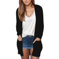 thumbnail image 2 of Delayuji Womens Lightweight Cardigan Long Sleeve Open Front Casual Sweater Cardigans with Pockets Spring Trendy Work Shirts, 2 of 6