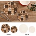 thumbnail image 4 of SKYSONIC 2 Pieces Coffee Beans Pot Holders Set, Trivet Retro Cups Hot Pads Potholder Cotton for Kitchen Weave Pot Mat Cooking Baking Decor Home, 4 of 7