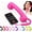 Hot Pink, variant on Retro Phone Handset for Cell Phone Vintage Handheld Wired Corded Receiver.House Retroring Land Line for Smartphones Clear Call Audio and Comfortable Grip at Home Office Meetings
