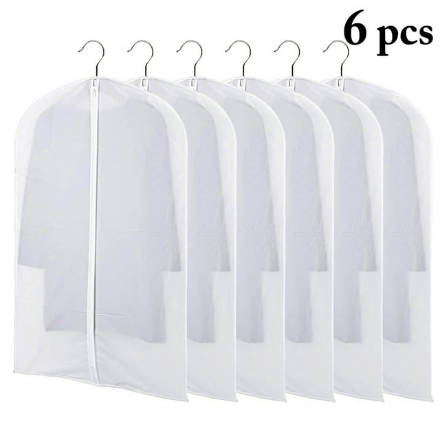 Sac à Vêtements Transparent Imperméable Housse de Protection Anti-Poussière pour Placard