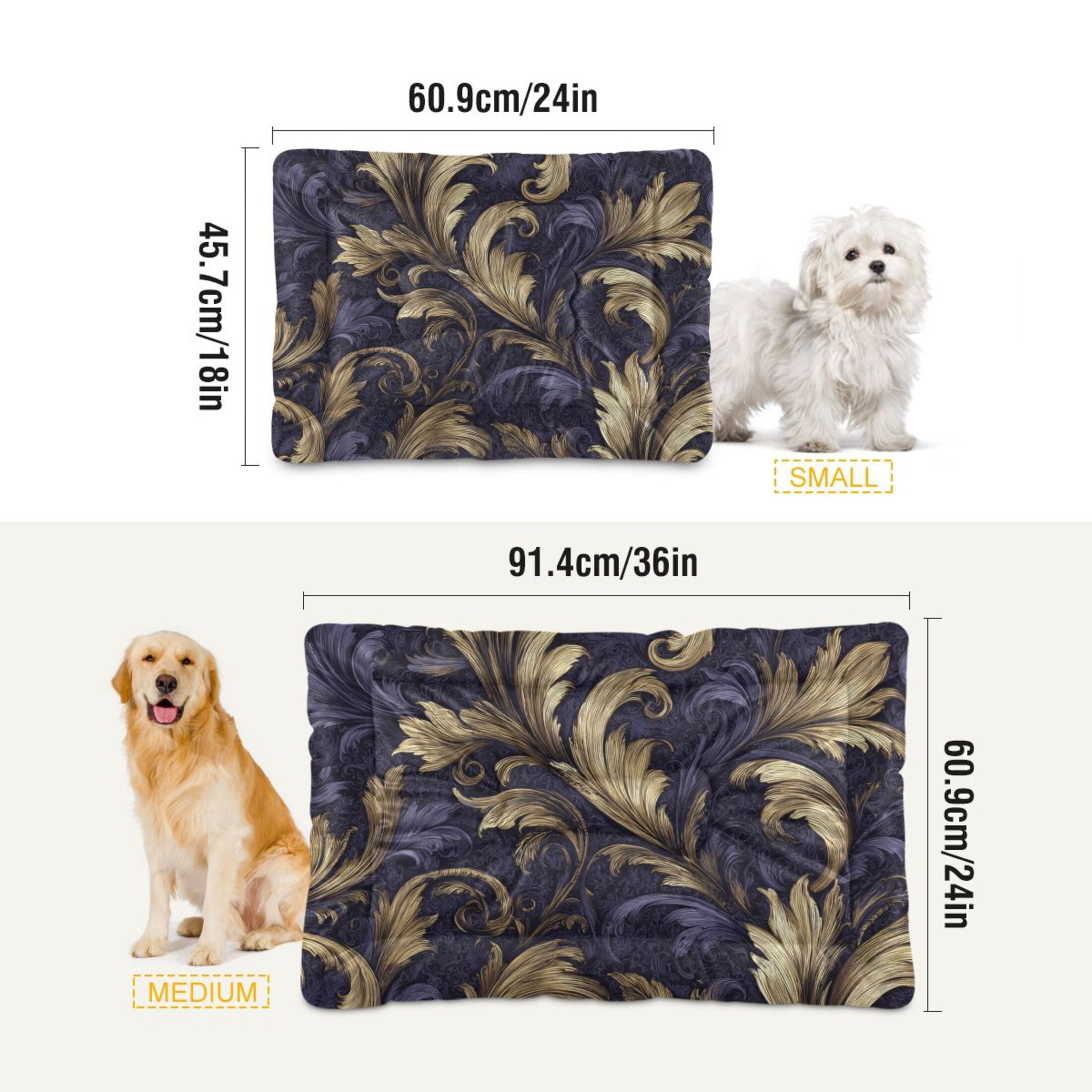 Cozy Mat Pet Bed Indoor Outdoor Warm Soft For Cat Dog Puppy(S/M) Sophisticated Pattern
